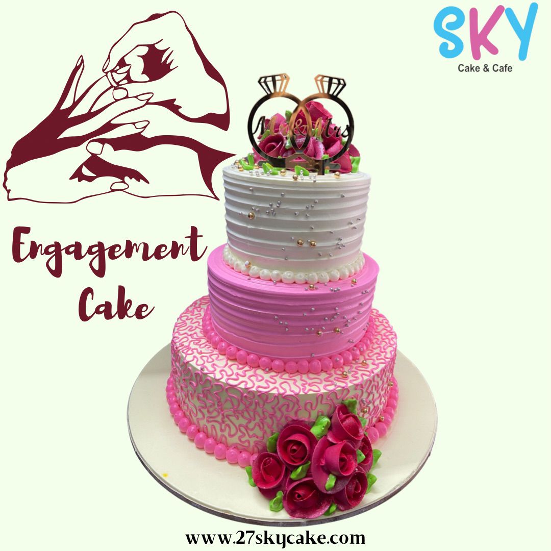 Engagement Cake| 27skycake| Kalol