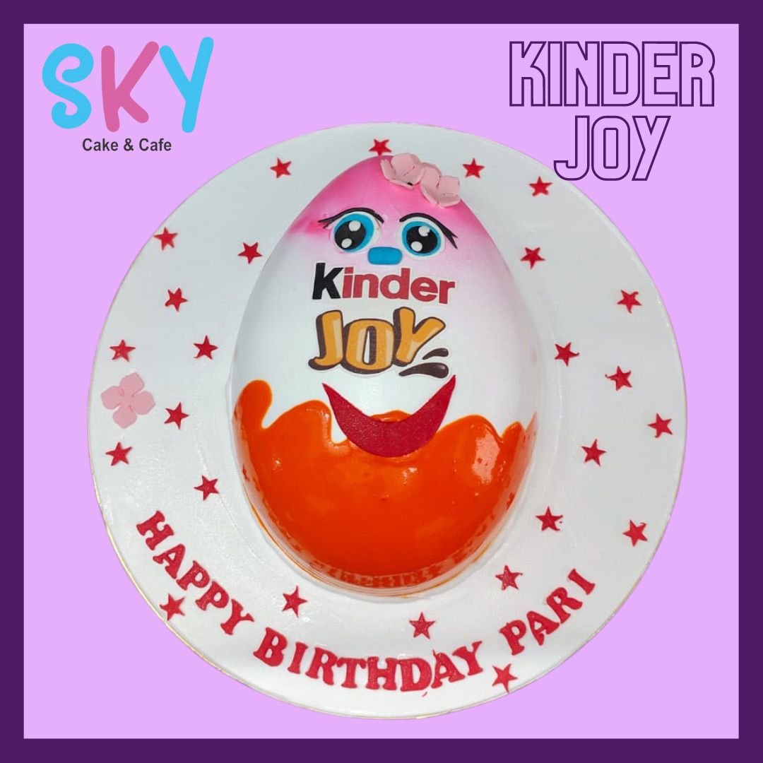 Red Fort Cake & Bake - Kinder Joy Theme cake🎂 #kinderjoy #boy #girls  #tasty #chocolate#kidsfavorite #trending | Facebook